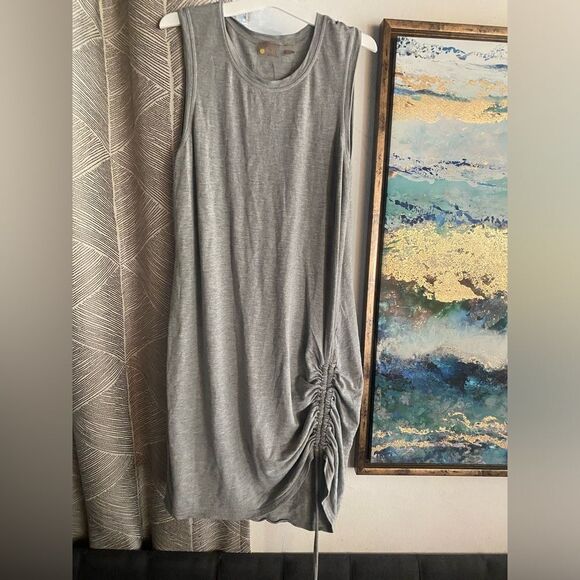 Zella Dress Women Gray Sz Large Sleeveless Studio Lite  Active Sweatshirt - Picture 4 of 13